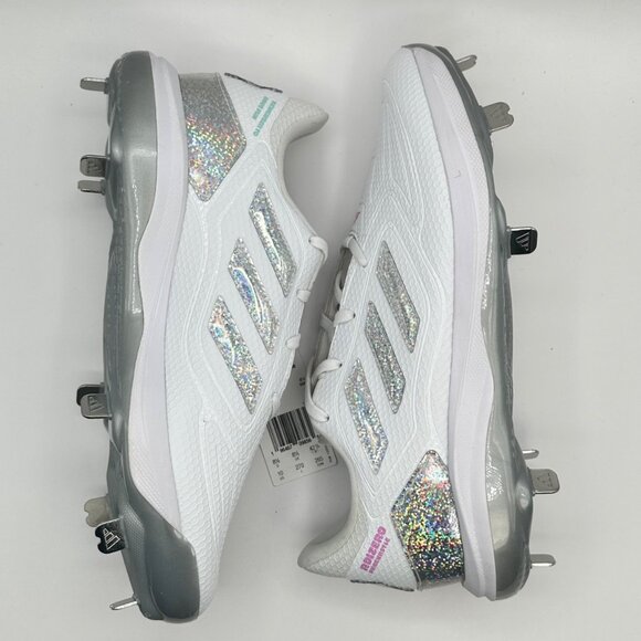 Women's Adidas Adizero PureHustle 3 Sis Bates Softball Cleats Size 10 ID1664 New - Picture 5 of 10
